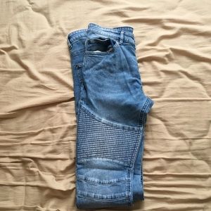 H&M biker style jeans